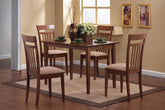 Coaster Robles 5-piece Dining Set Chestnut and Tan Model 150430